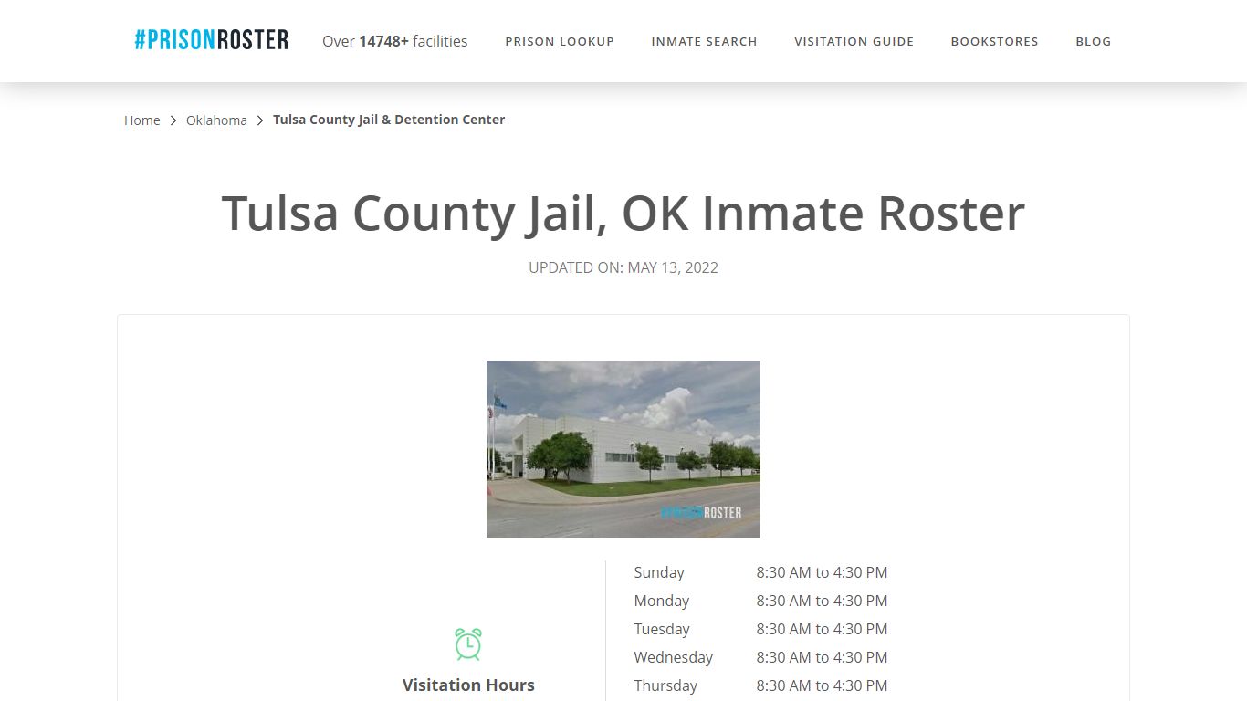 Tulsa County Jail, OK Inmate Roster - Prisonroster